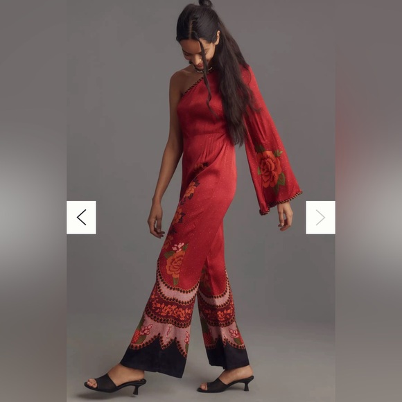 NWT - Farm Rio One Shoulder Jumpsuit - Size Medium - Picture 2 of 6